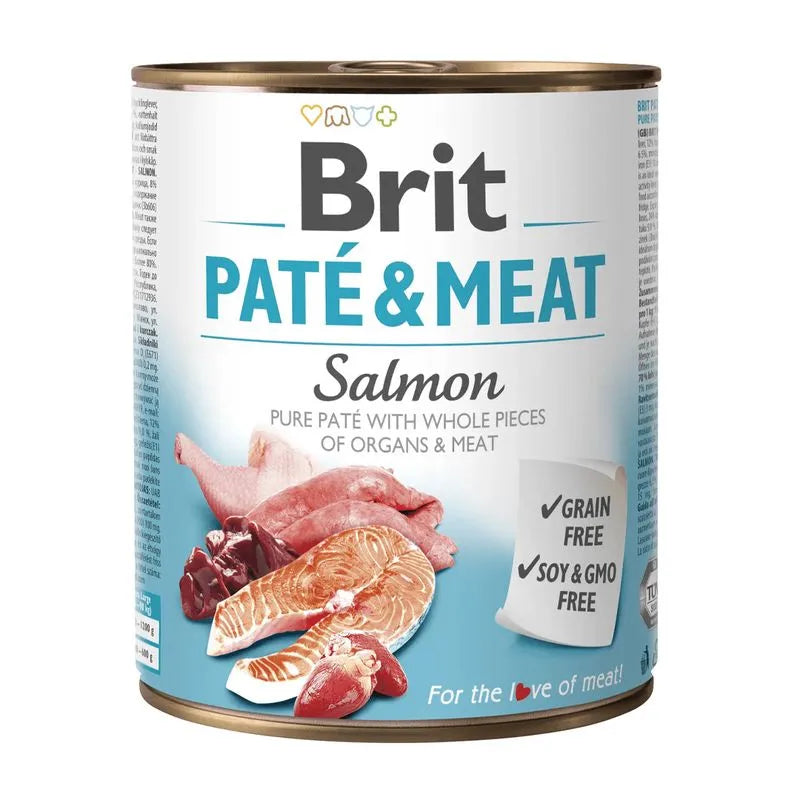 Brit Pate & Meat Salmón Lata