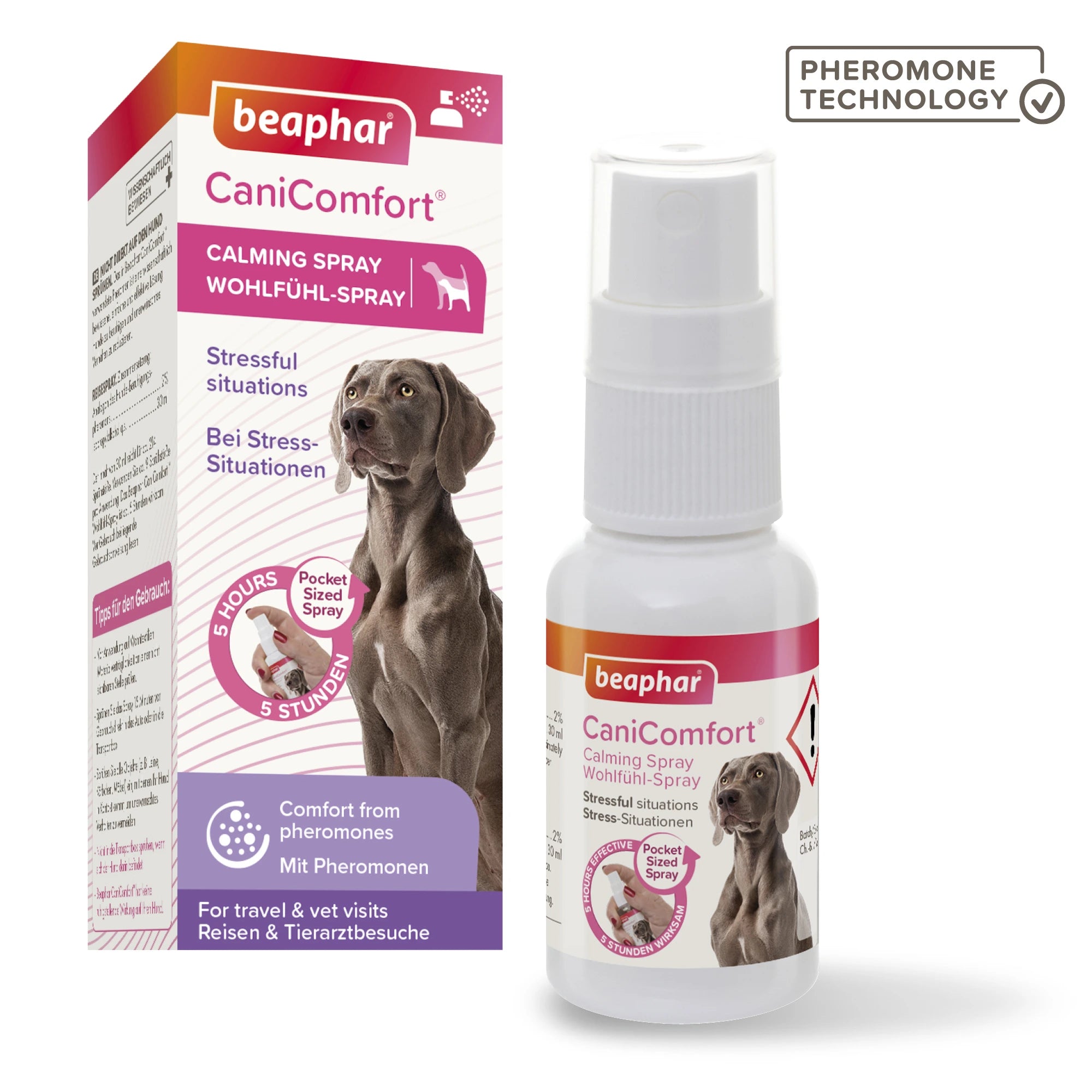 Beaphar CaniComfort Calming Spray con feromonas para perros