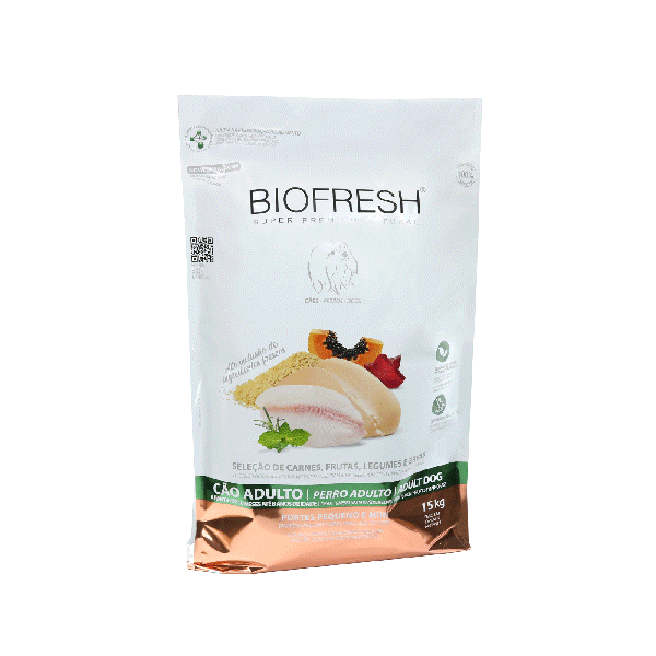 Biofresh Perro Adulto Razas Pequeñas y Mini - Mix de Carnes, frutas y vegetales