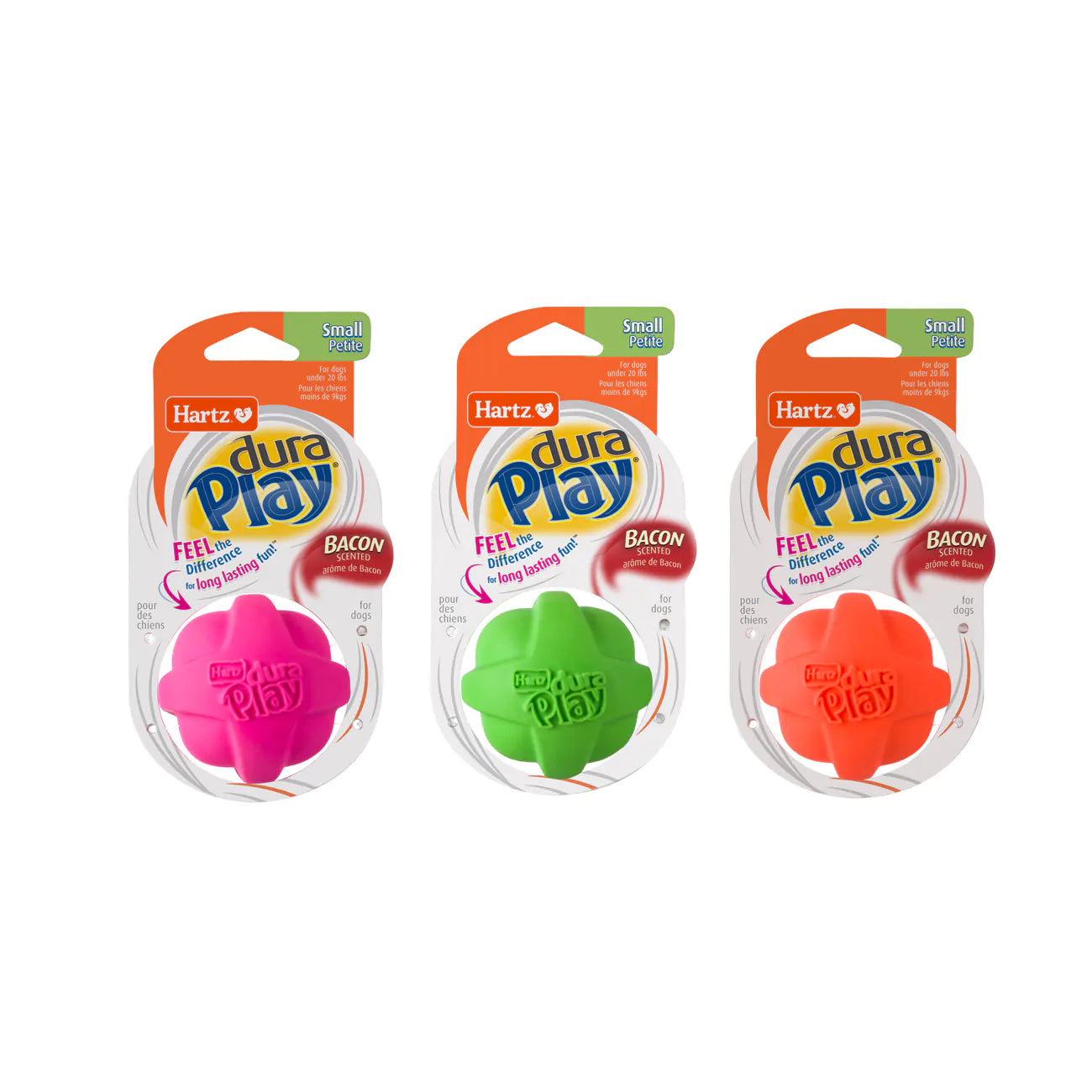 Hartz Dura Play Pelota Aroma Bacon Small Petite