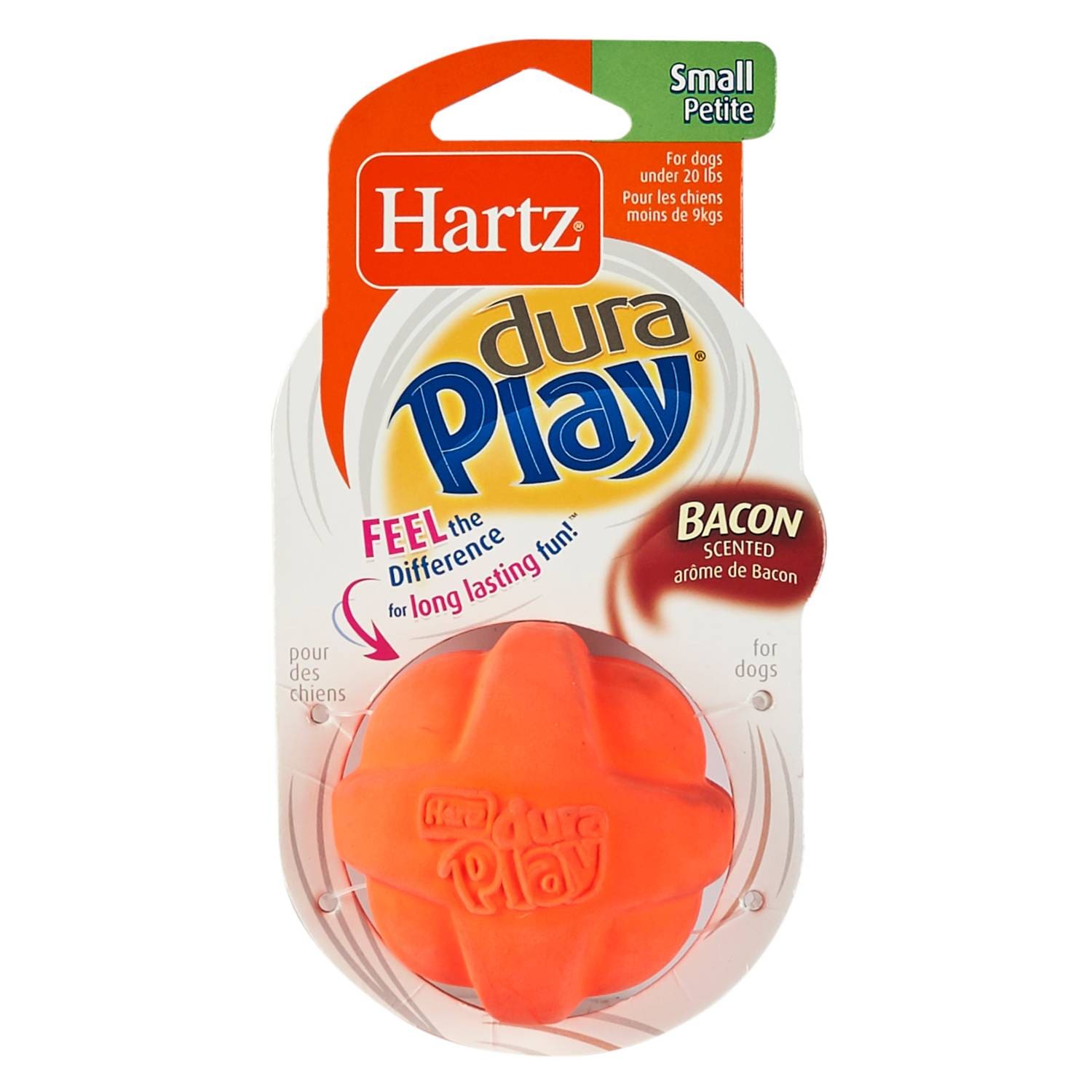 Hartz Dura Play Pelota Aroma Bacon Small Petite