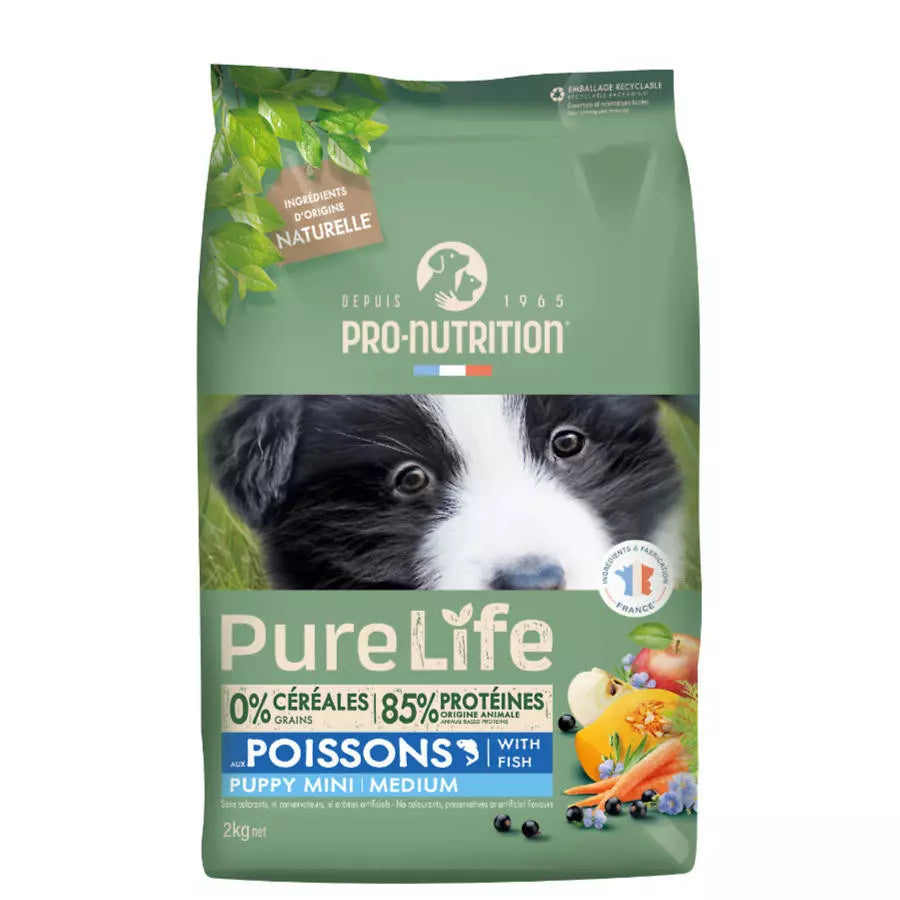 Pure Life Grain-Free Dog Puppy Mini / Medium Fish