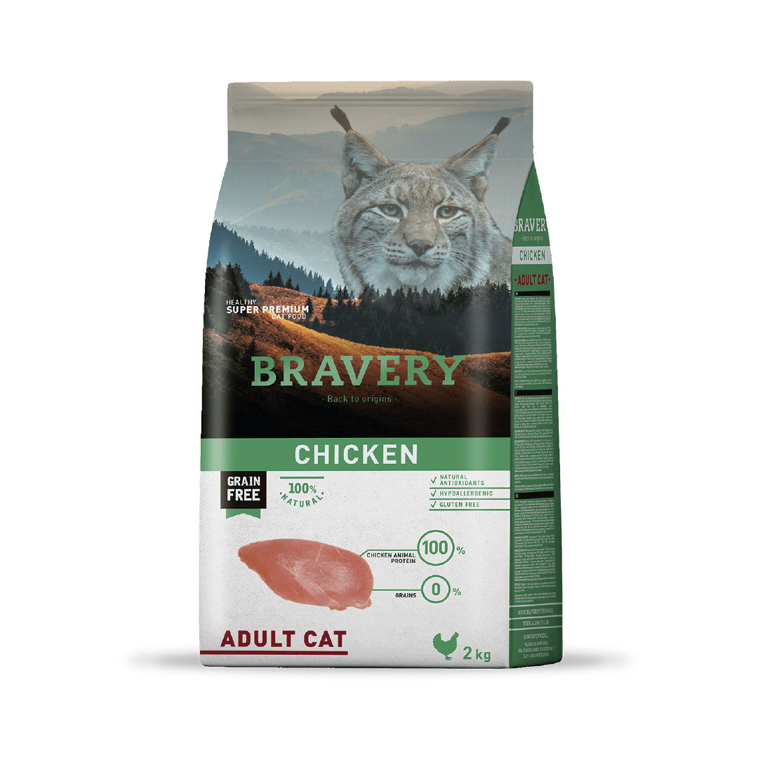 Bravery Grain-Free Adult Cat Chicken