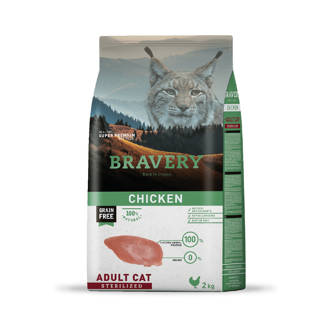 Bravery Grain-Free Adult Cat Sterilized Chicken