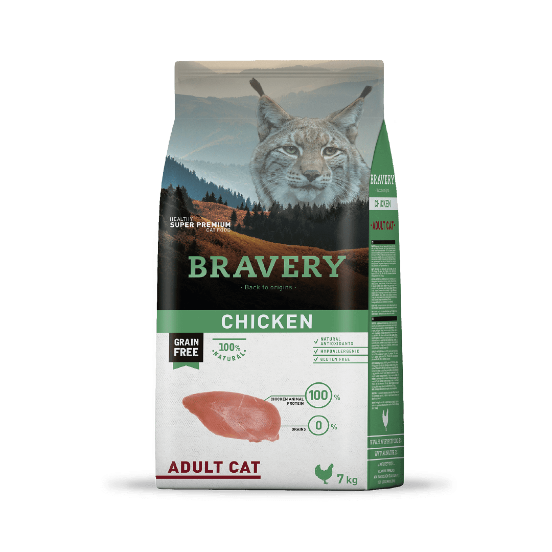 Bravery Grain-Free Adult Cat Chicken