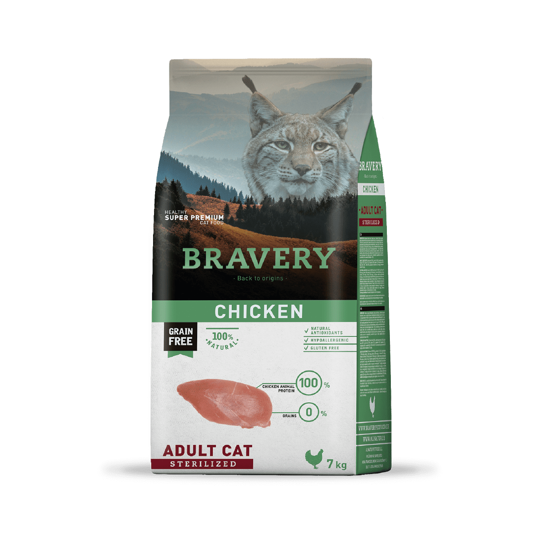 Bravery Grain-Free Adult Cat Sterilized Chicken