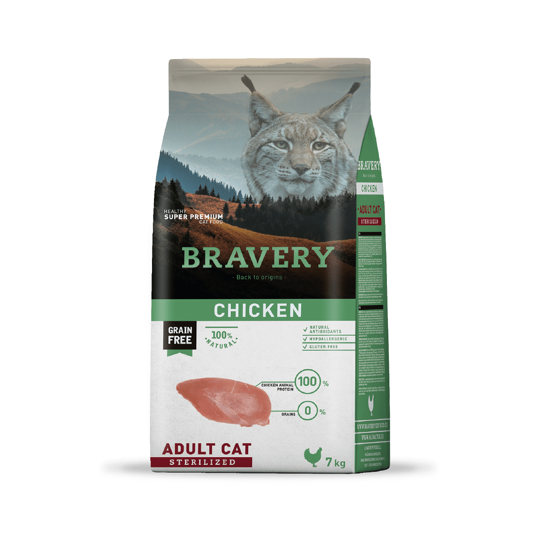 Bravery Grain-Free Adult Cat Sterilized Chicken