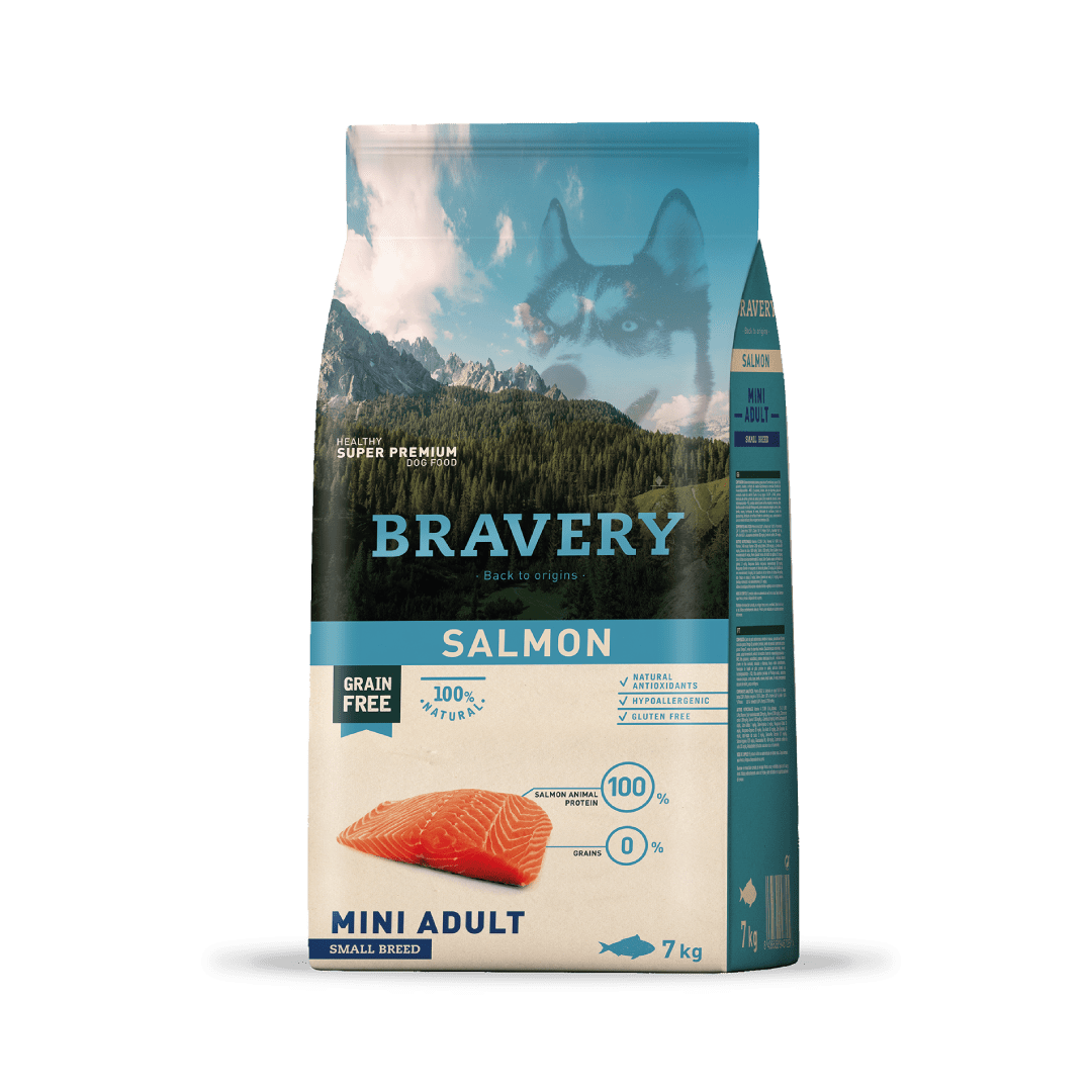 Bravery Grain-Free Dog Salmon Mini Adult Small Breeds