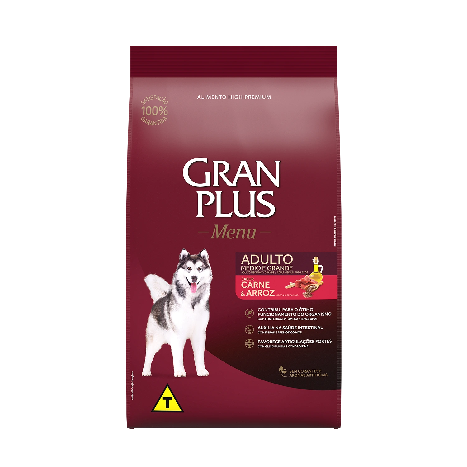 Gran Plus Menú Perro Adulto Mediano/Grande Carne y Arroz