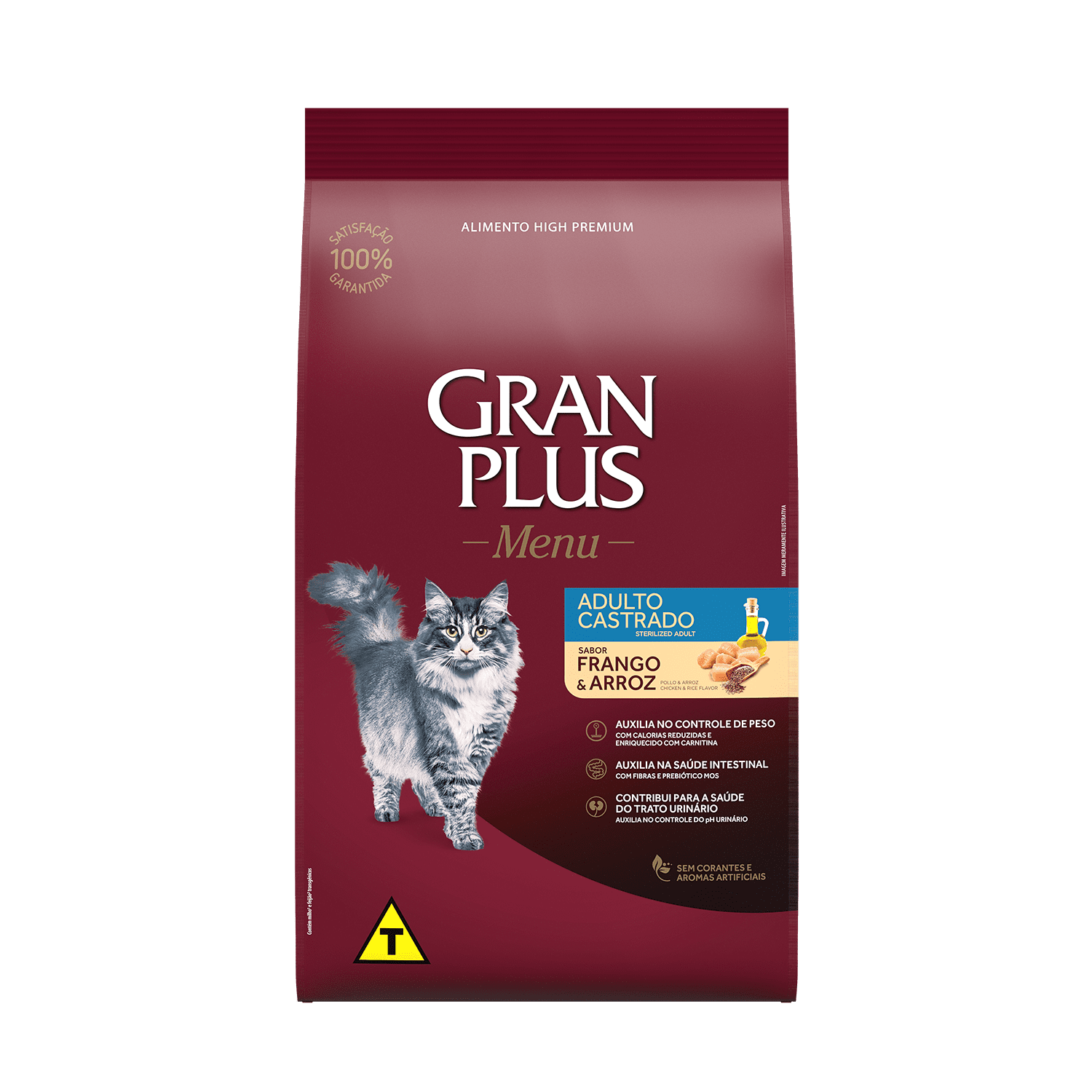 Gran Plus Gato Adulto Castrado Pollo y Arroz