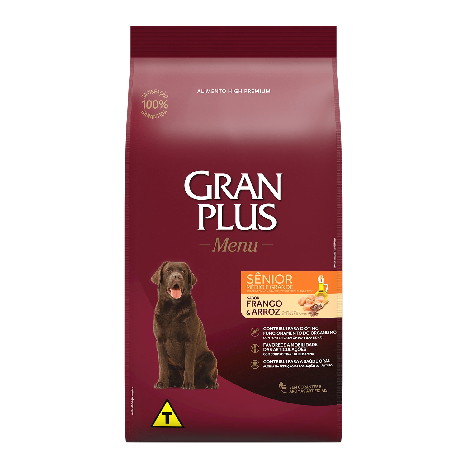 Gran Plus Menú Perro Senior Mediano/Grande Pollo y Arroz