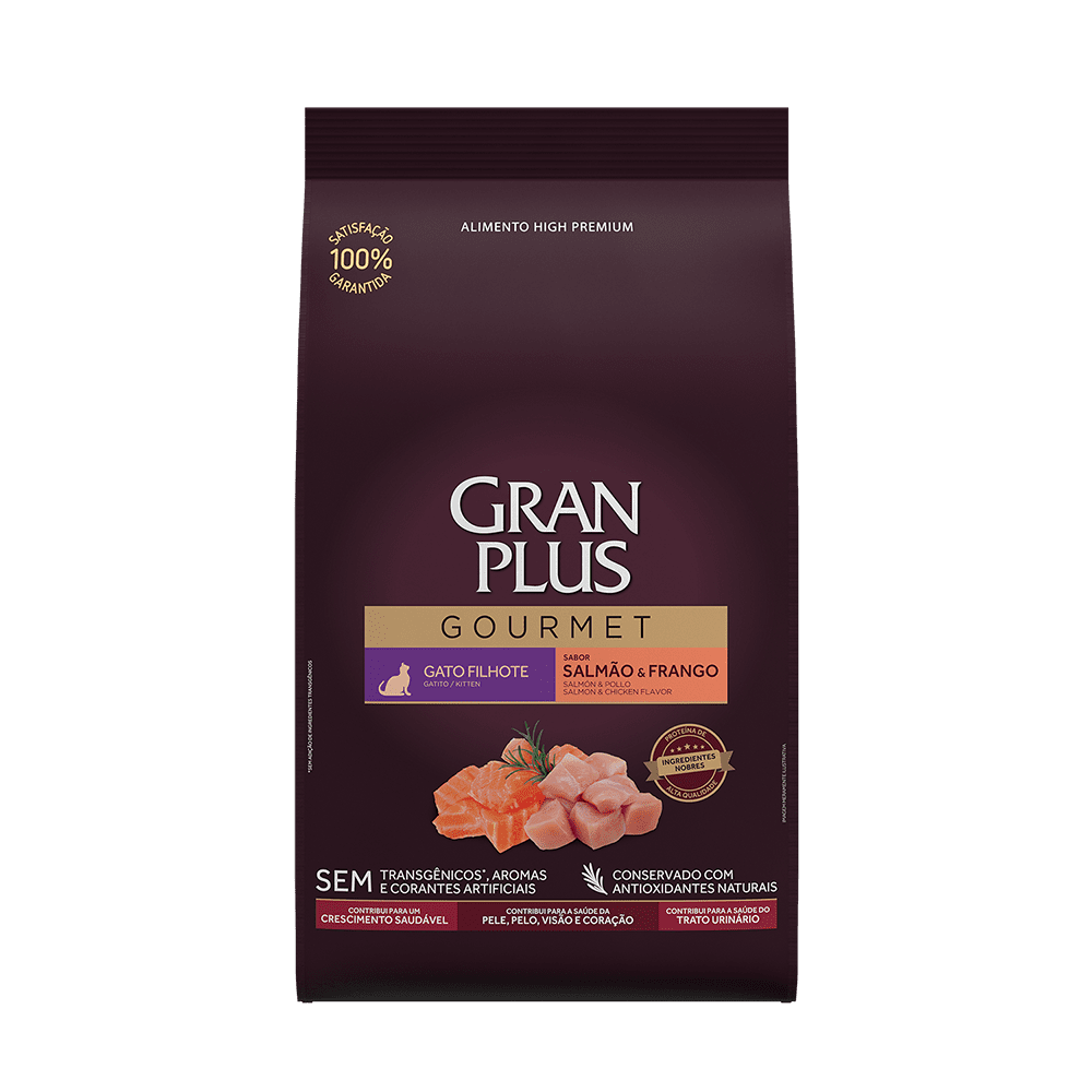 Gran Plus Gourmet Gatito Salmón y Arroz