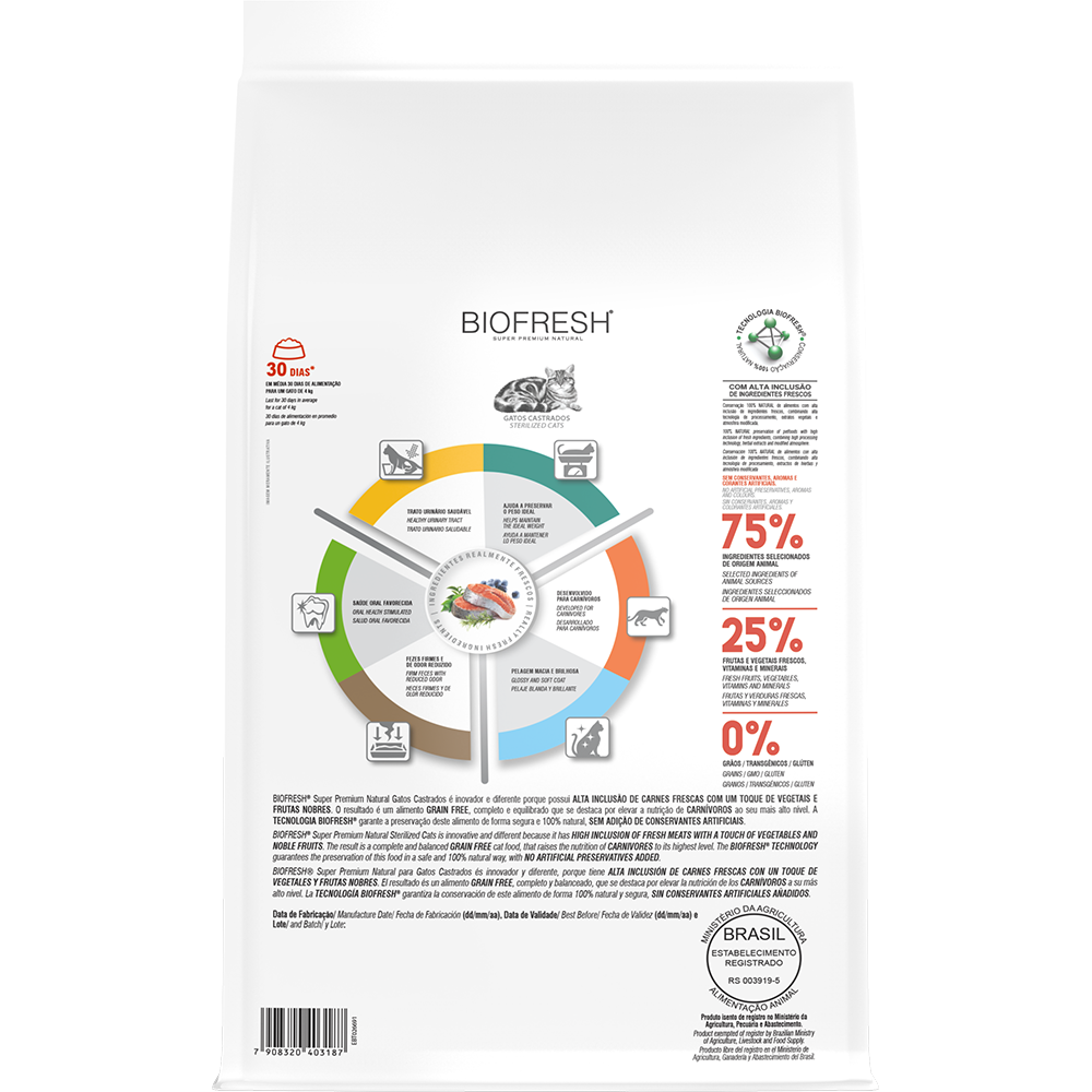 Biofresh Grain-Free Gato Castrado Salmón
