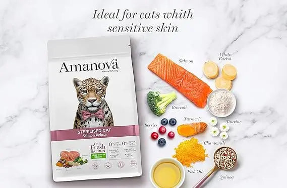 Amanova Gato Adulto Esterilizado Salmón Deluxe
