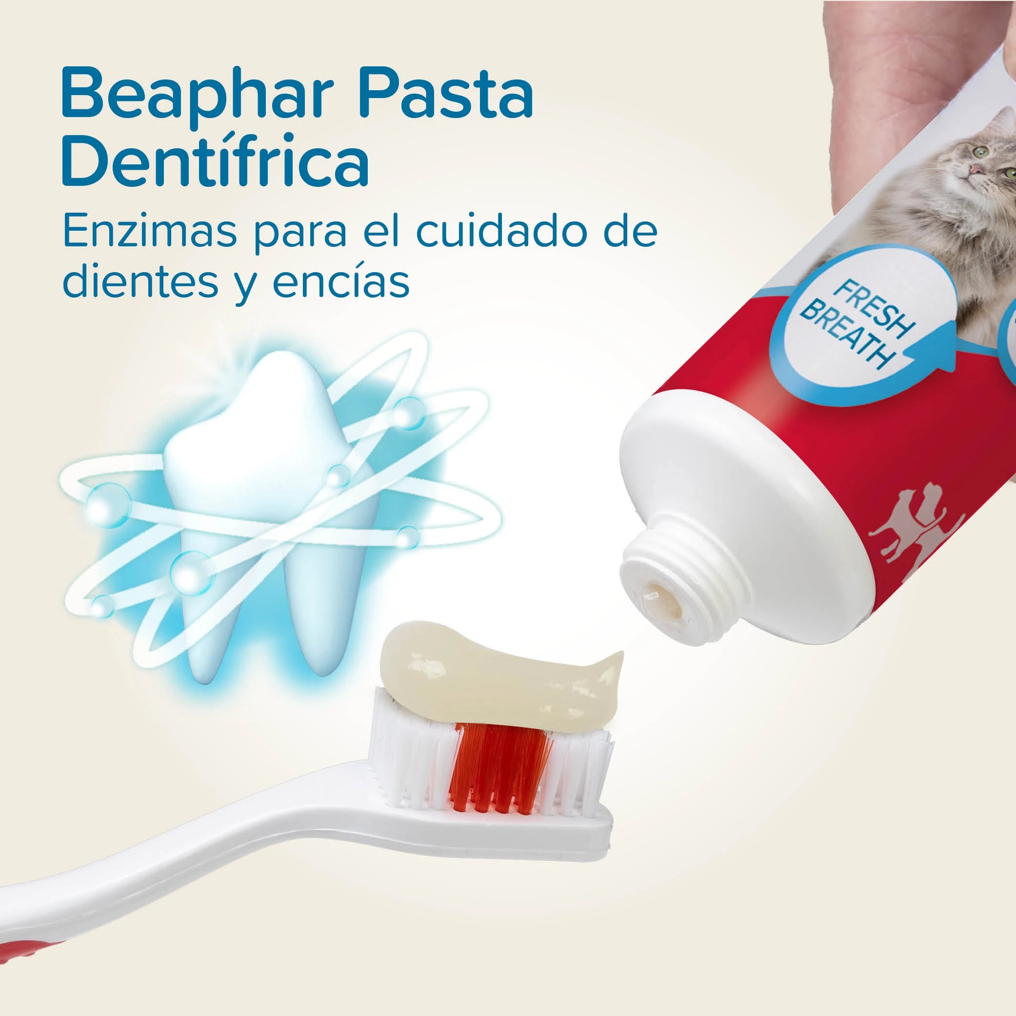 Beaphar Pack Dental Pasta & Cepillo Dental para perros y gatos