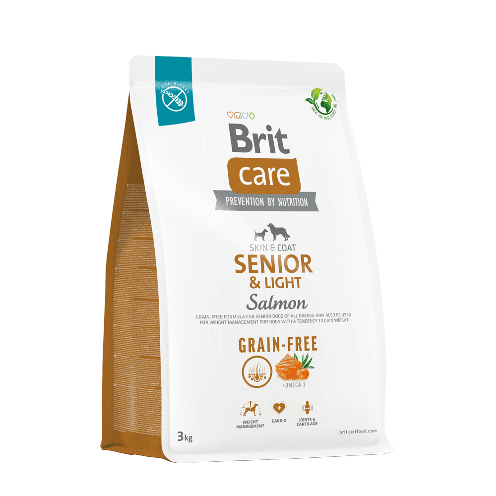 Brit Care Dog Grain-Free Senior & Light Salmon