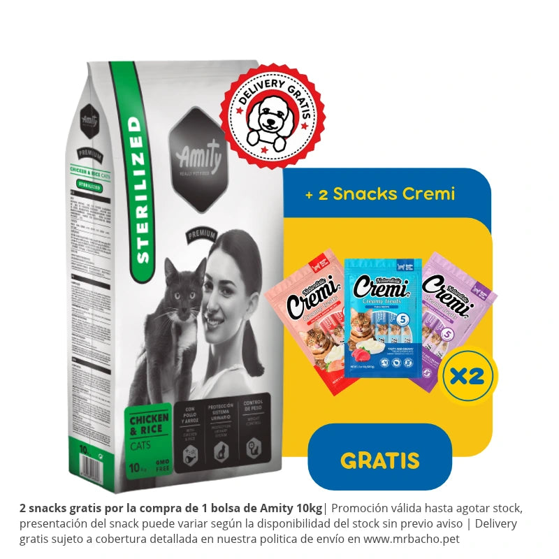 Amity Premium Sterilized Cats - Chicken & Rice