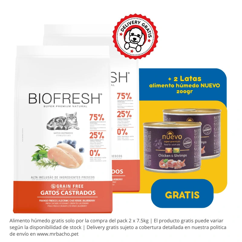 Biofresh Grain-Free Gato Castrado Pollo