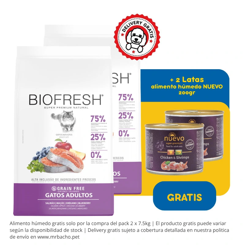 Biofresh Grain-Free Gato Adulto Salmón