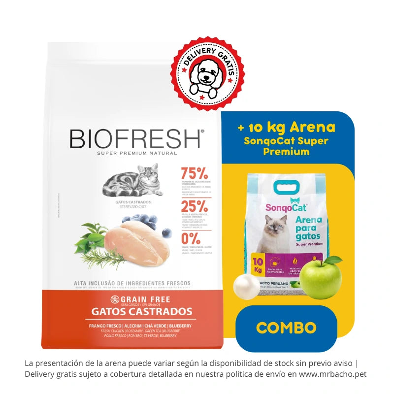 Biofresh Grain-Free Gato Castrado Pollo