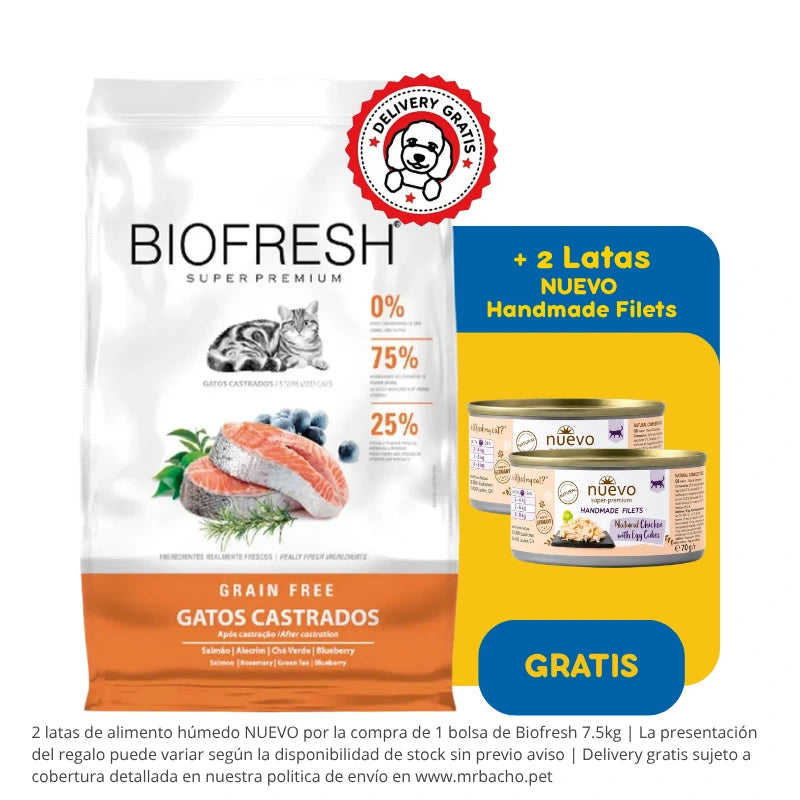 Biofresh Grain-Free Gato Castrado Salmón