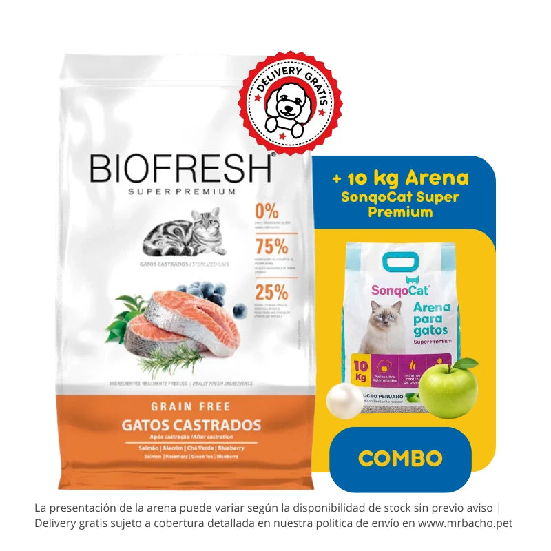 Biofresh Grain-Free Gato Castrado Salmón