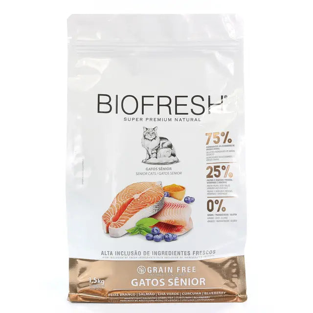 Biofresh Grain-Free Gato Senior Pescado Blanco y Salmón