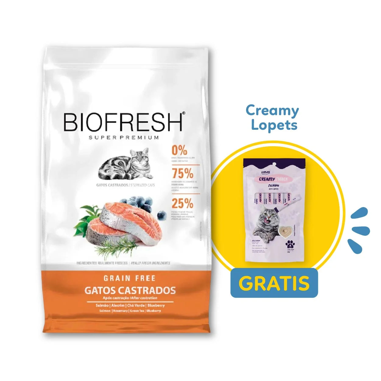 Biofresh Grain-Free Gato Castrado Salmón