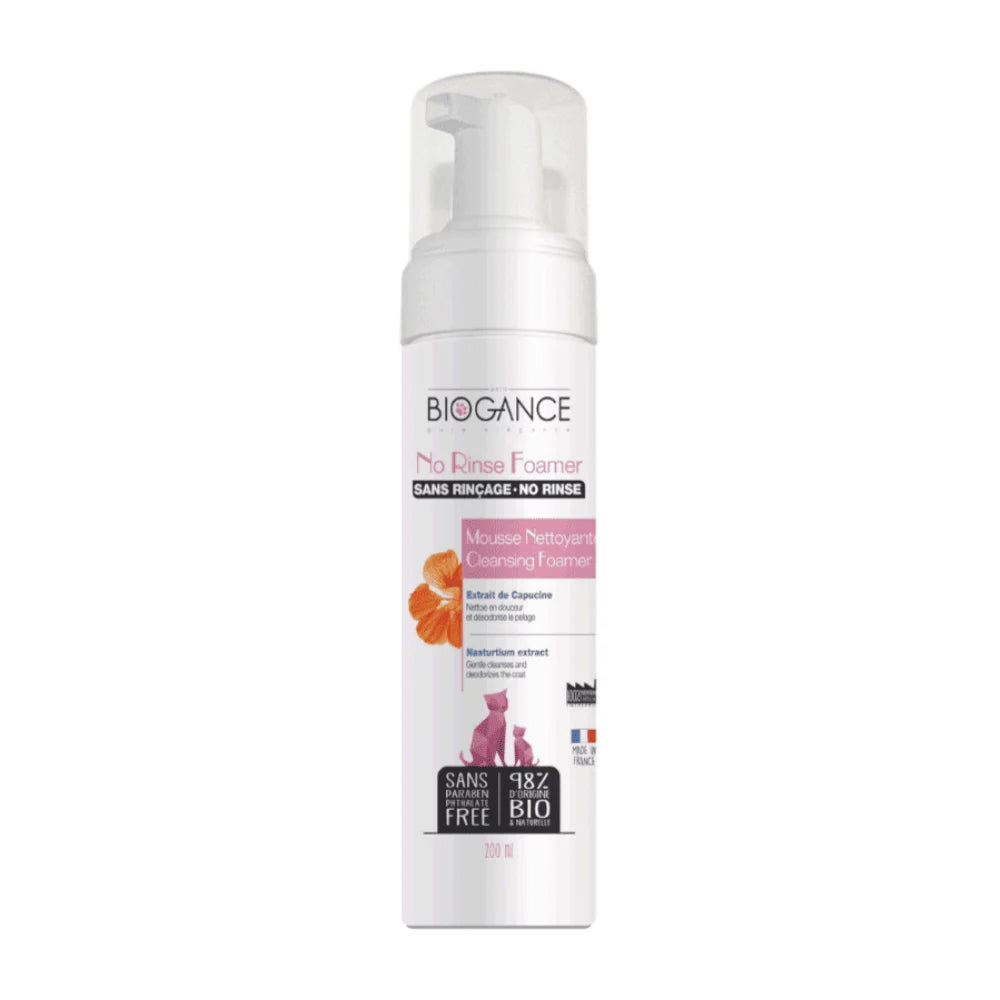 Biogance No Rinse Foamer – Baño seco para gatos