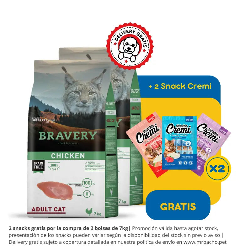Bravery Grain-Free Adult Cat Chicken