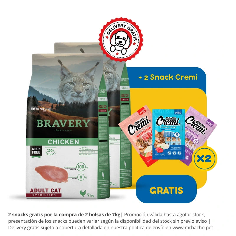 Bravery Grain-Free Adult Cat Sterilized Chicken