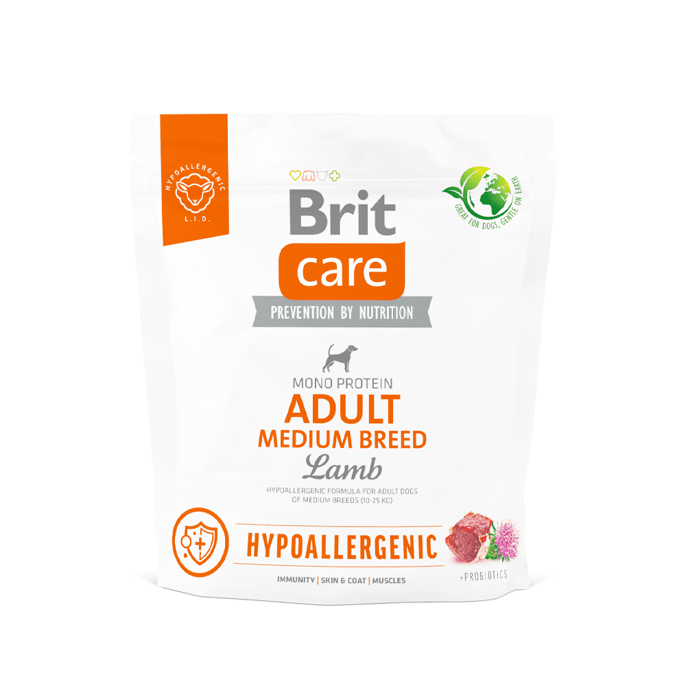 Brit Care Dog Hypoallergenic Adult Medium Breed Lamb