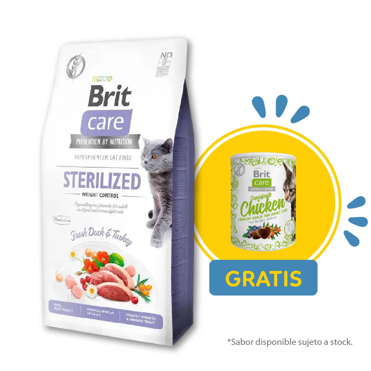 Brit Care Cat Grain-Free Sterilized Weight Control