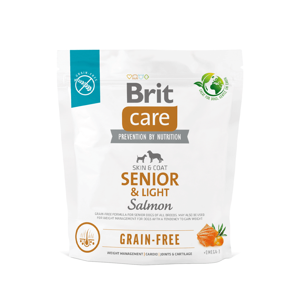 Brit Care Dog Grain-Free Senior & Light Salmon