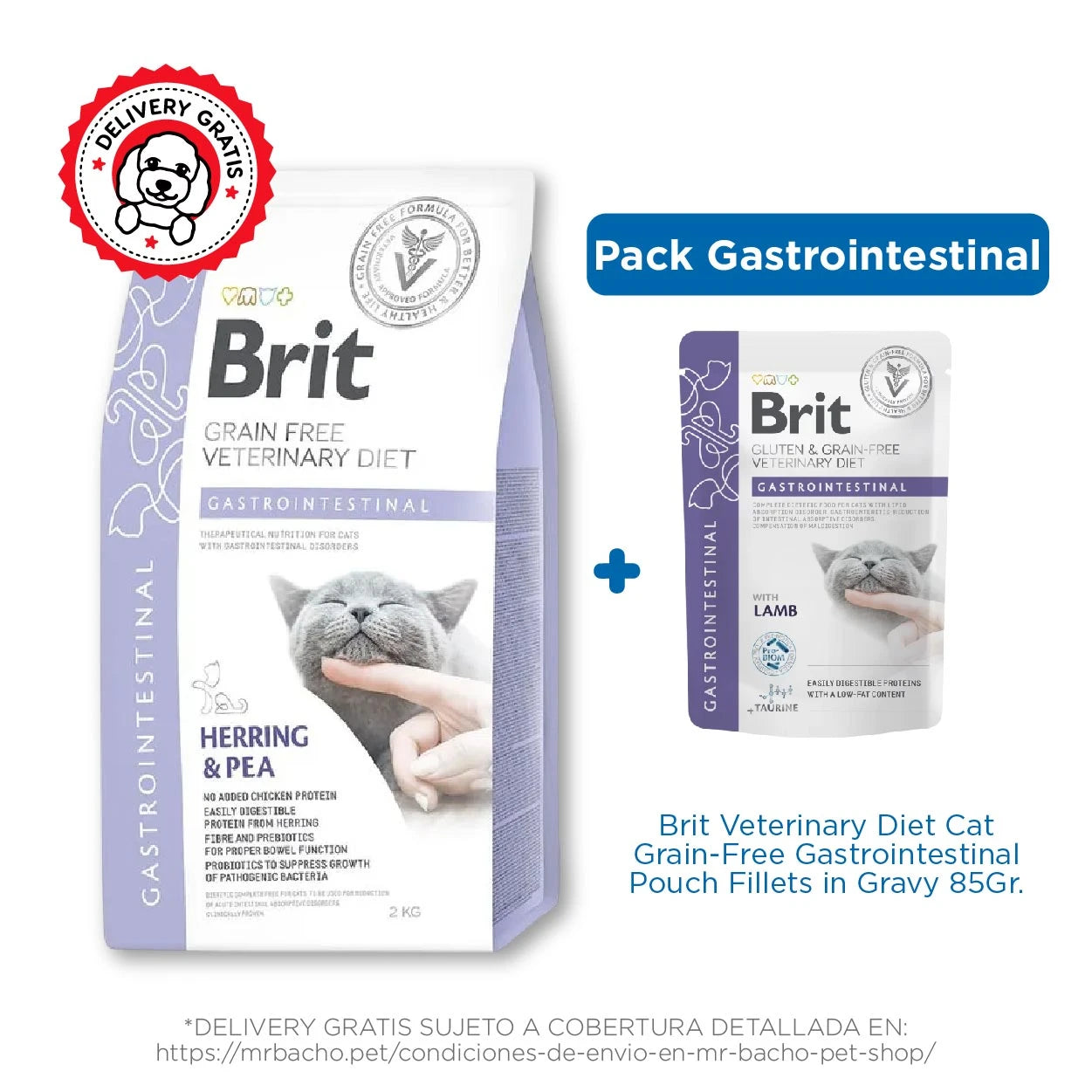 Brit Veterinary Diet Cat Grain-Free Gastrointestinal