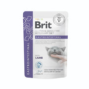 Brit Veterinary Diet Cat Grain-Free Gastrointestinal Pouch Fillets in Gravy