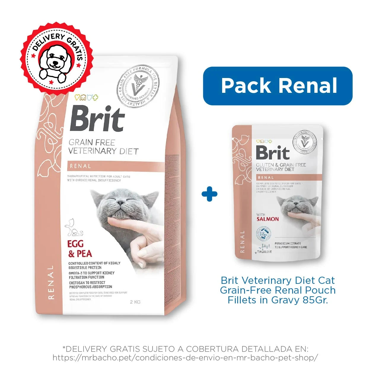 Brit Veterinary Diet Cat Grain-Free Renal