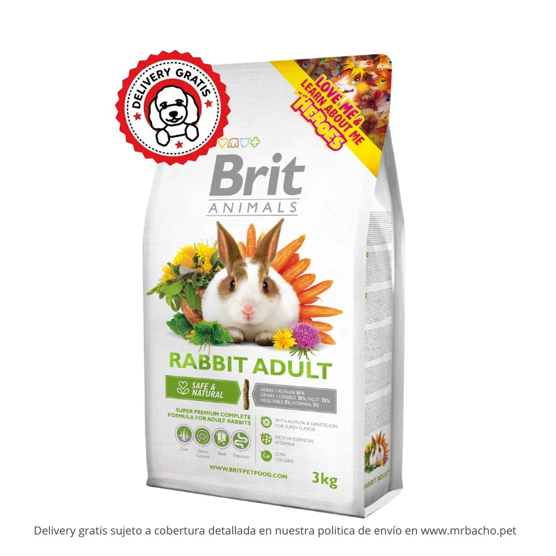 Brit Animals Conejo Adult Complete