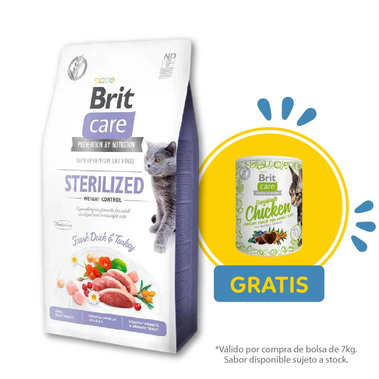 Brit Care Cat Grain-Free Sterilized Weight Control