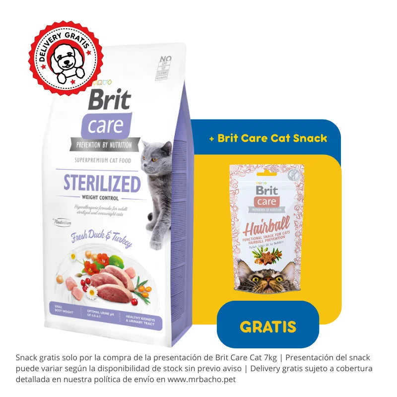 Brit Care Cat Grain-Free Sterilized Weight Control
