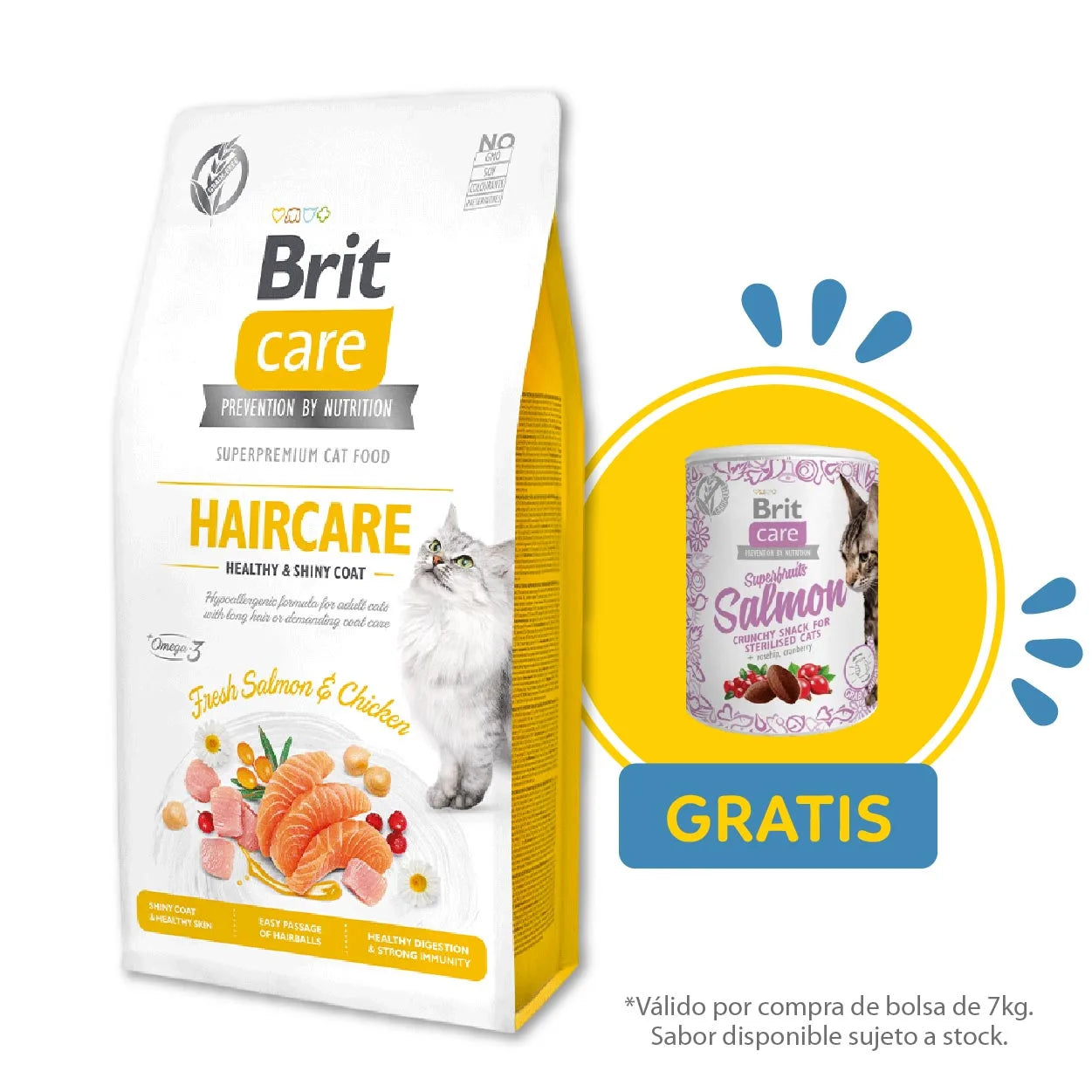 Brit Care Cat Grain-Free Haircare Healthy and Shiny Coat