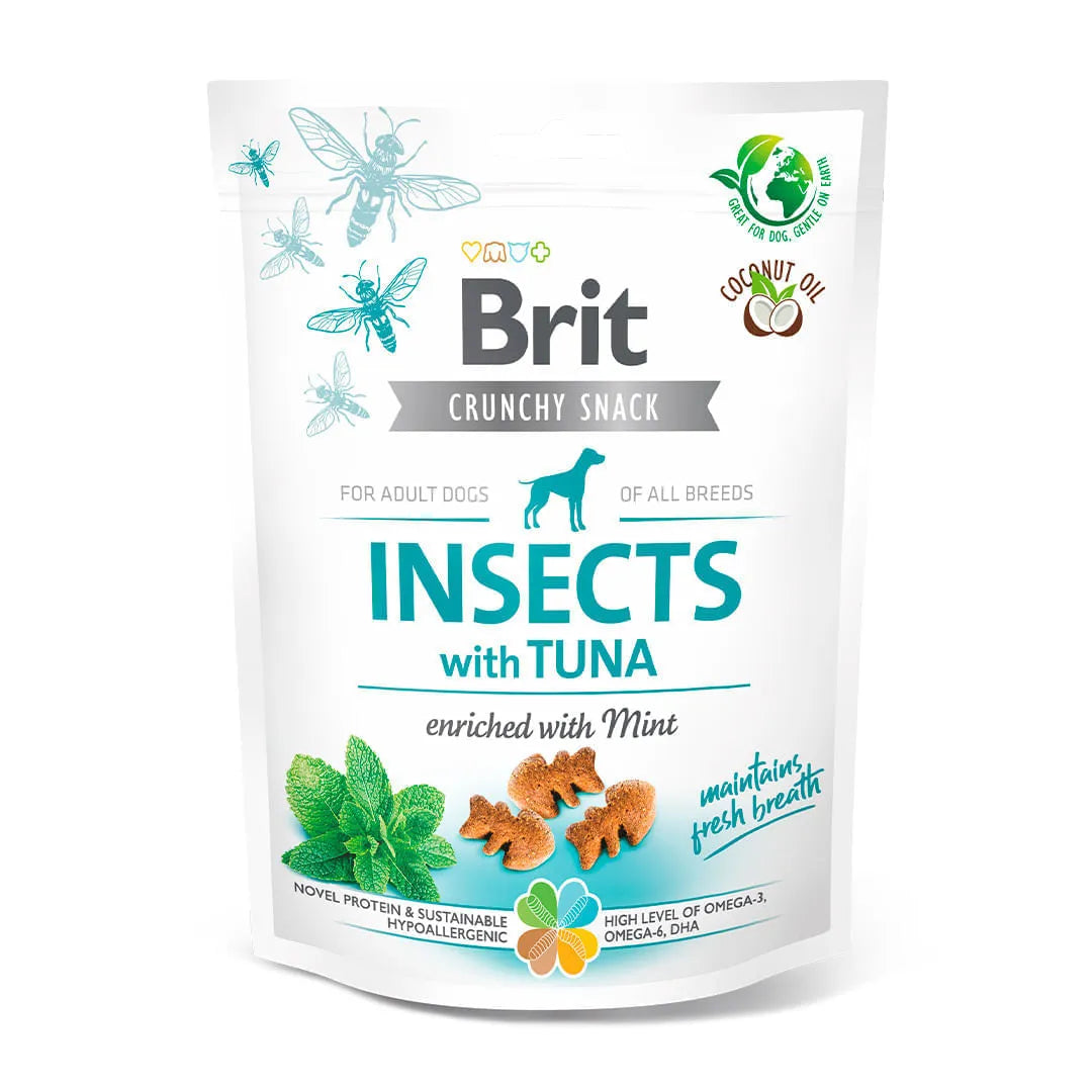Brit Care Crunchy Snack Insectos y Atún