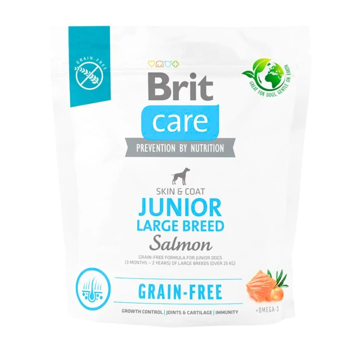 Brit Care Dog Grain-free Junior Large Breed Salmón