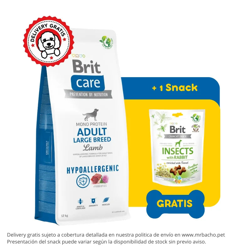 Brit Care Dog Hypoallergenic Adult Large Breed Lamb