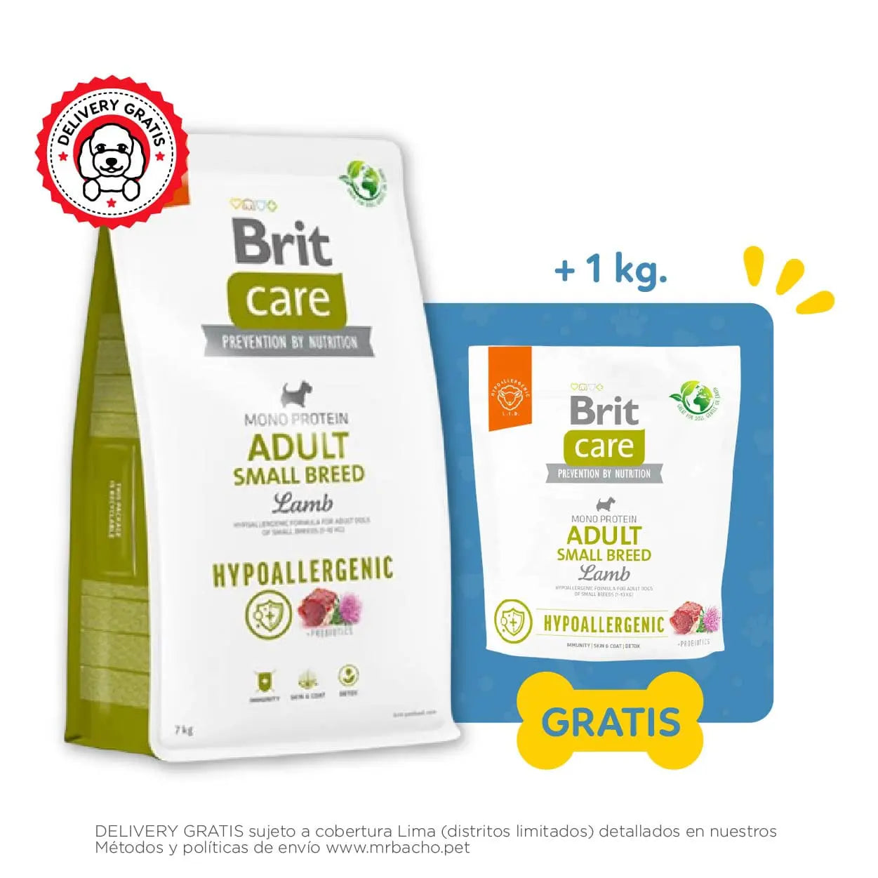Brit Care Dog Hypoallergenic Adult Small Breed Lamb