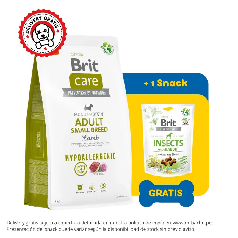 Brit Care Dog Hypoallergenic Adult Small Breed Lamb