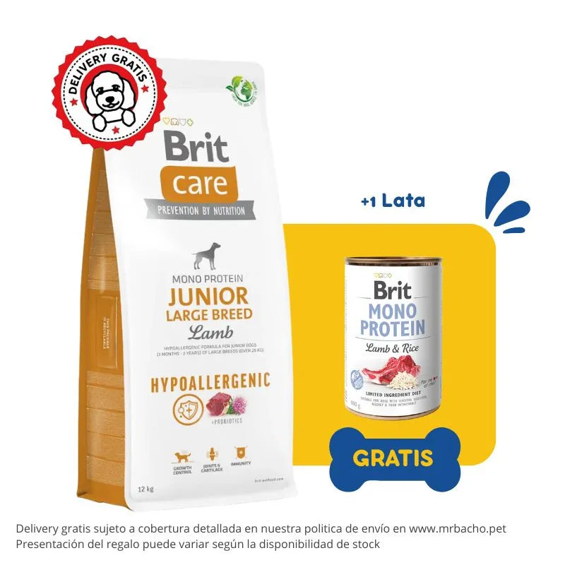 Brit Care Dog Hypoallergenic Junior Large Breed Lamb