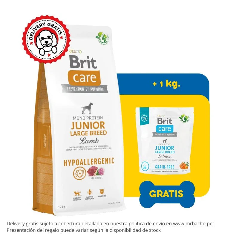 Brit Care Dog Hypoallergenic Junior Large Breed Lamb