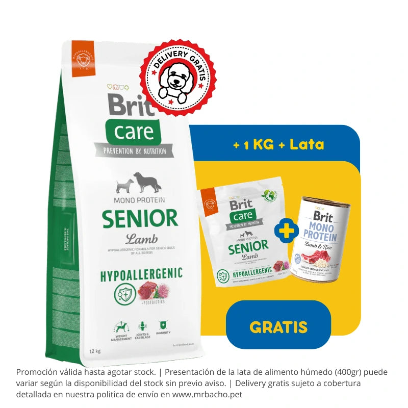 Brit Care Dog Hypoallergenic Senior Lamb