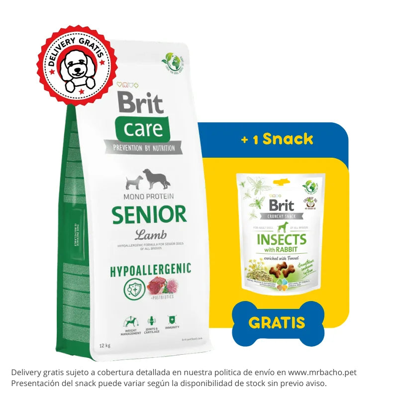Brit Care Dog Hypoallergenic Senior Lamb